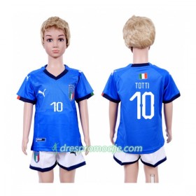 Italija Dres Totti 10 Dječji Domaći 2018 Kratkih Rukava